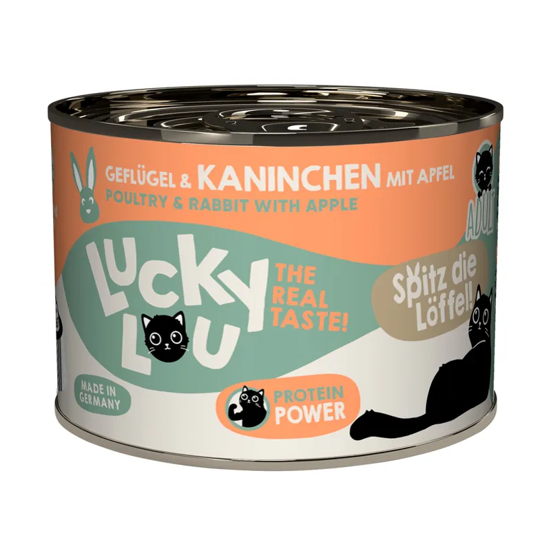 Lucky Lou Adult Geflügel/Kaninchen 200 g Neu Im Sortiment